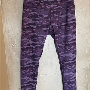 Layer8 purple camo leggings